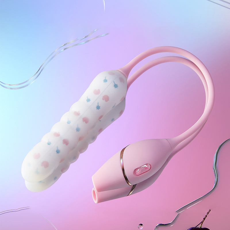 Telescoping Sucking Vibrator - Vibegg