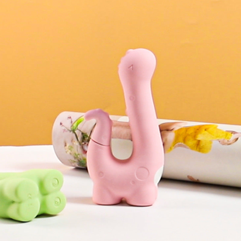 Little Dinosaur Sucking Heating Vibrator - Vibegg