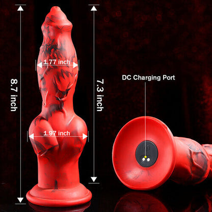 Wanda's Dream 8 Thrusting Vibrating Swing Heating Big Dildo 8.7 Inch - Vibegg