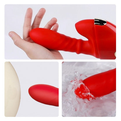 Suction sex machine with suction cup and remote control - Vibegg