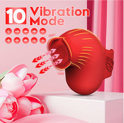 Rose finger wearing vibrator - Vibegg