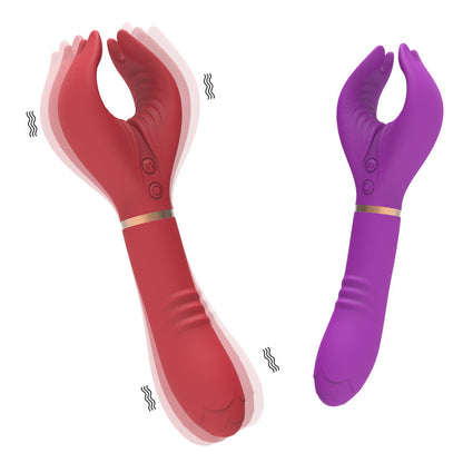 Magic Wand Vibrator Y-shaped Couple Sexy Breast G-Spot - Vibegg