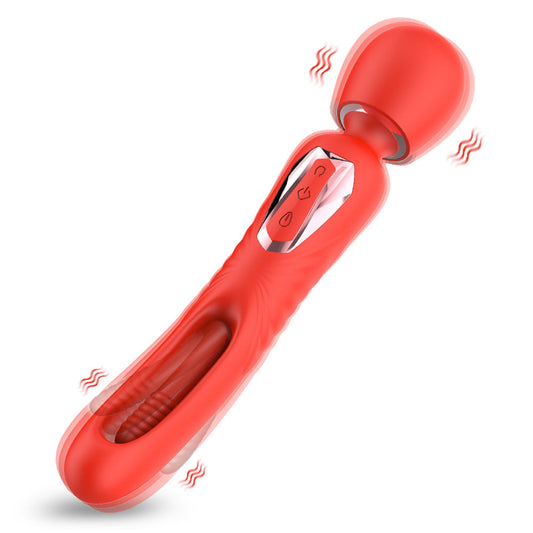 AV stick multi-frequency slapping vibrator female masturbator - Vibegg