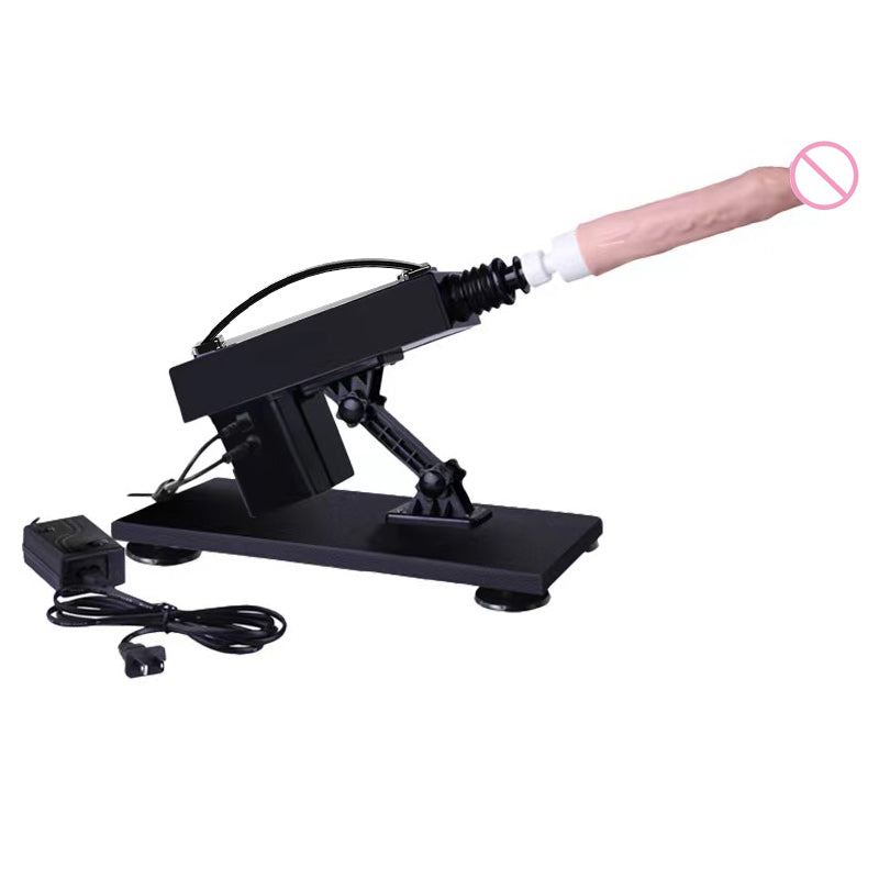 Automatic sex machine with dildo attachment for female masturbation pump gun sex toy female vibrator big dildo - Vibegg