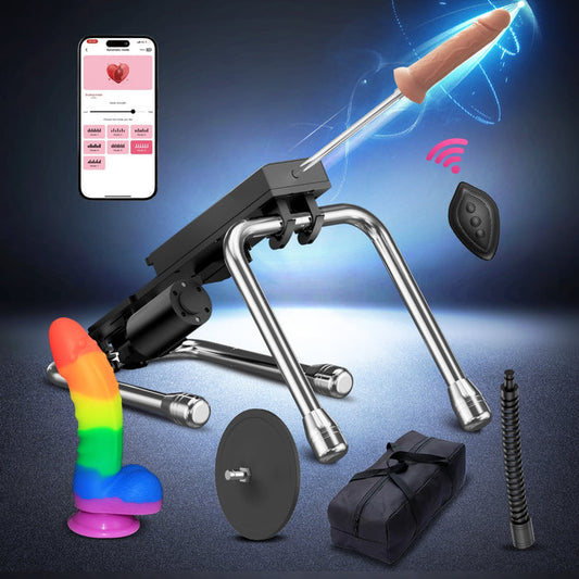 SHEYAY Electronic Dog Female Sex Machine Multiple Accessories - Vibegg