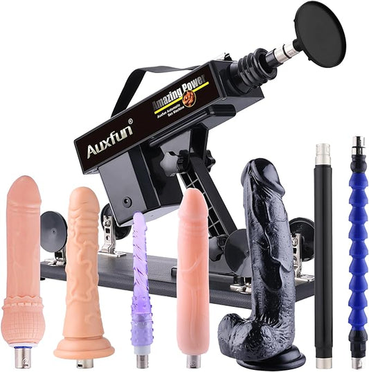 Sex machine with suction cup adapter automatic dildo machine - Vibegg