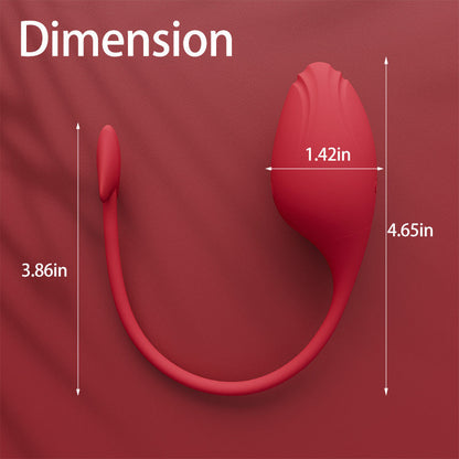 APP remote control vibrator clitoris G-spot stimulation female masturbation device - Vibegg