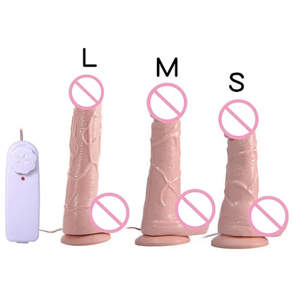 Realistic Silicone Thick Dildo Suction - Vibegg