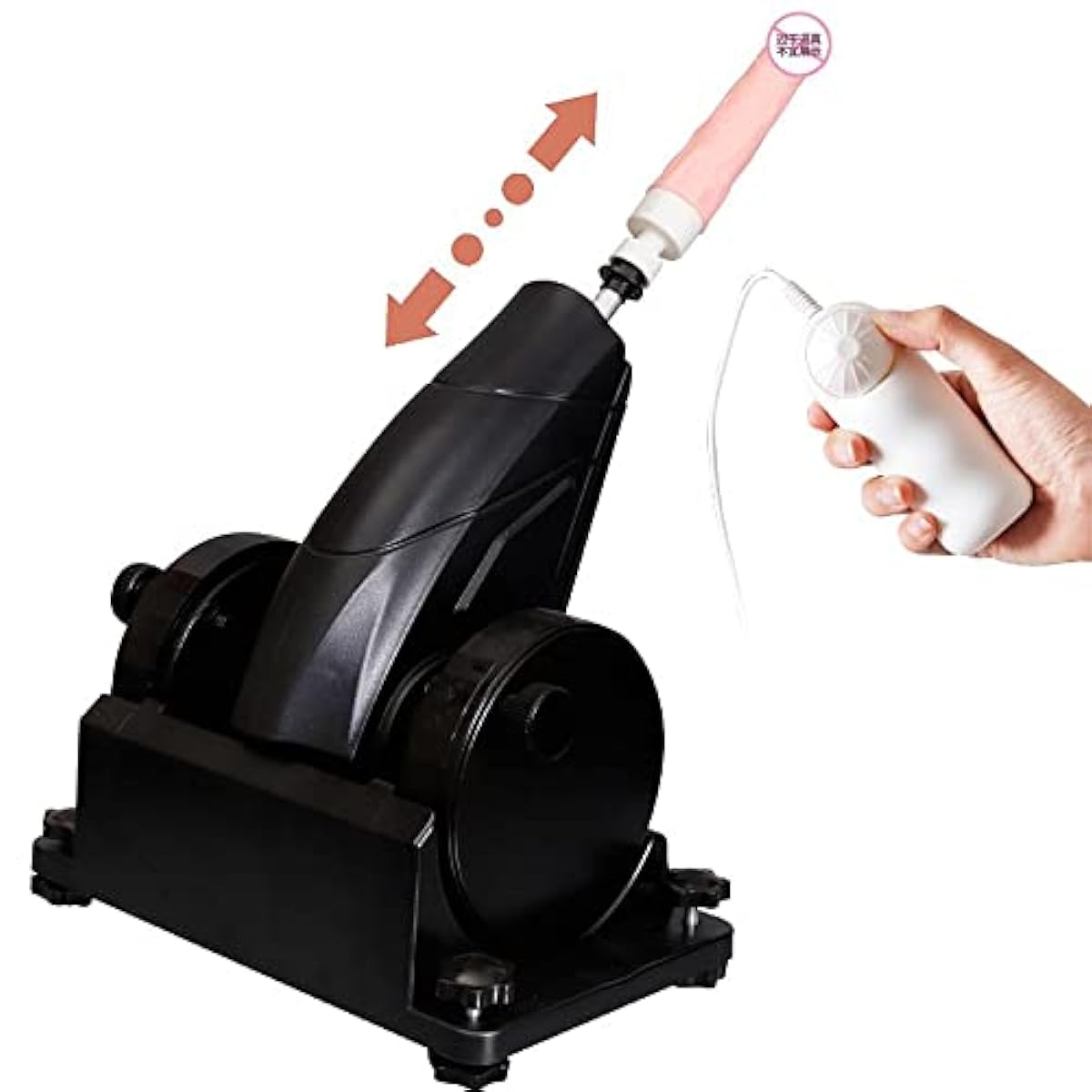 Seat gun machine integrated female and male supplies for erotic penetration - Vibegg