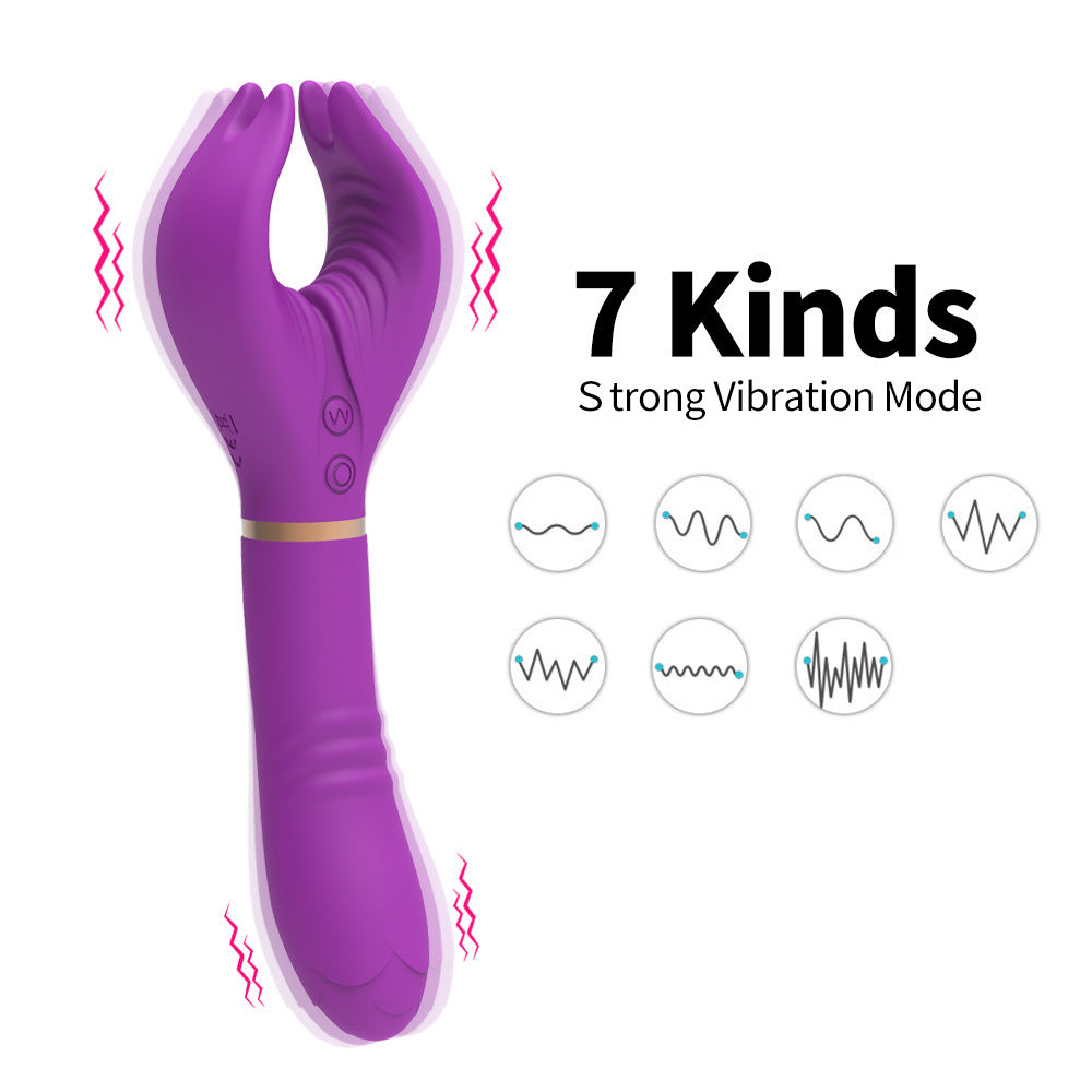 Magic Wand Vibrator Y-shaped Couple Sexy Breast G-Spot - Vibegg