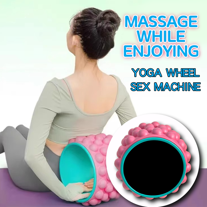 ROGTYO Yoga Wheel Yoga Ball Simulated Penis Sex Machine Relieve Fatigue Pillow Talk - Vibegg