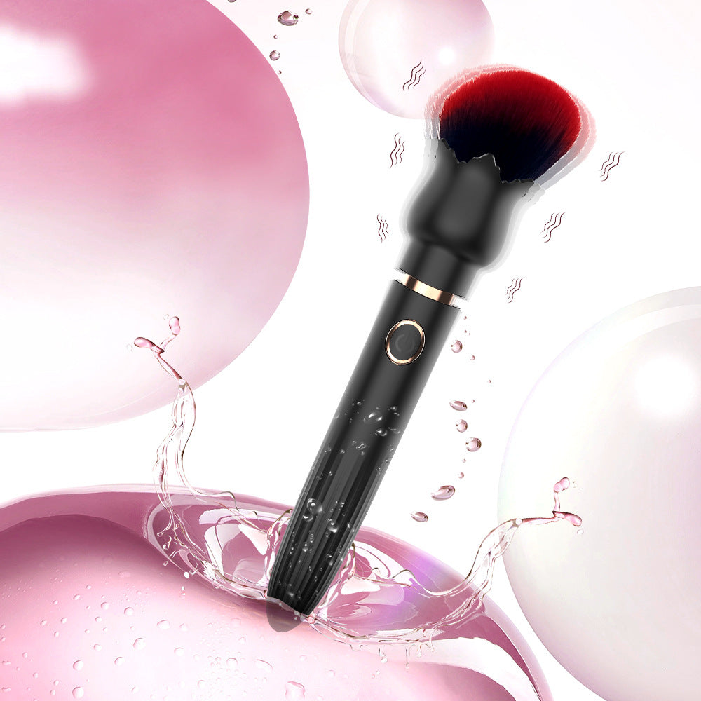 Makeup Brush 10 Frequency Vibration Masturbation Stick - Vibegg