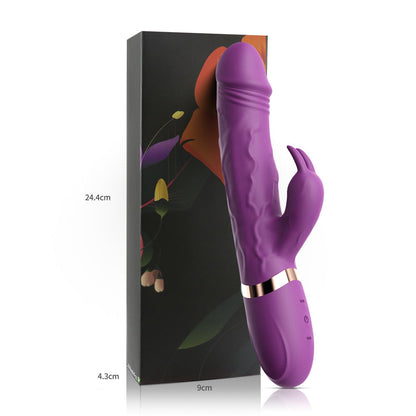 Simulated dual shock G-spot rabbit vibrator for women - Vibegg