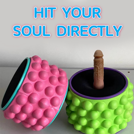 ROGTYO Yoga Wheel Yoga Ball Simulated Penis Sex Machine Relieve Fatigue Pillow Talk - Vibegg