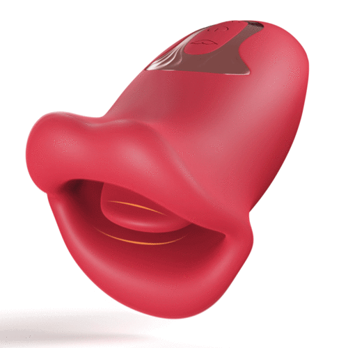 Tongue licking multi-frequency vibration bite licking mouth fun vibrator - Vibegg