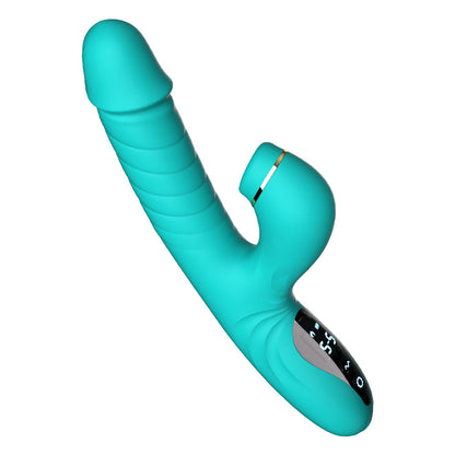 Stretch sucking Vibrating G spot AV Stick Penis Female Sex Masturbation Toy - Vibegg