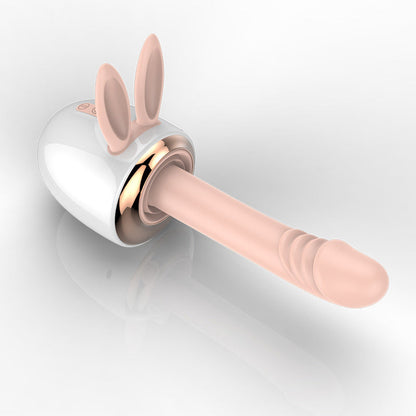 telescopic gun machine simulated dildo penis - Vibegg