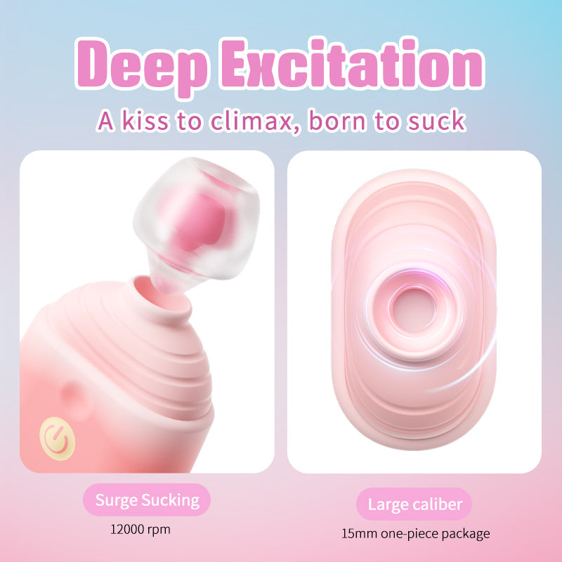 Ten Band Frequencies Female Masturbation Ice Cream Shape Licking G-spot Clit Vibrator - Vibegg