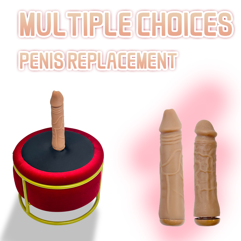 ROGTYO Red Seat Dildo Machine Pillow Talk Realistic Dildo - Vibegg