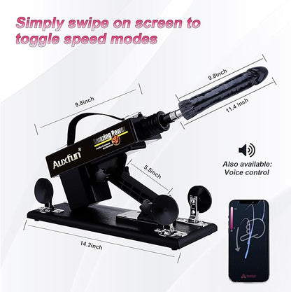 Sex machine with suction cup adapter automatic dildo machine - Vibegg