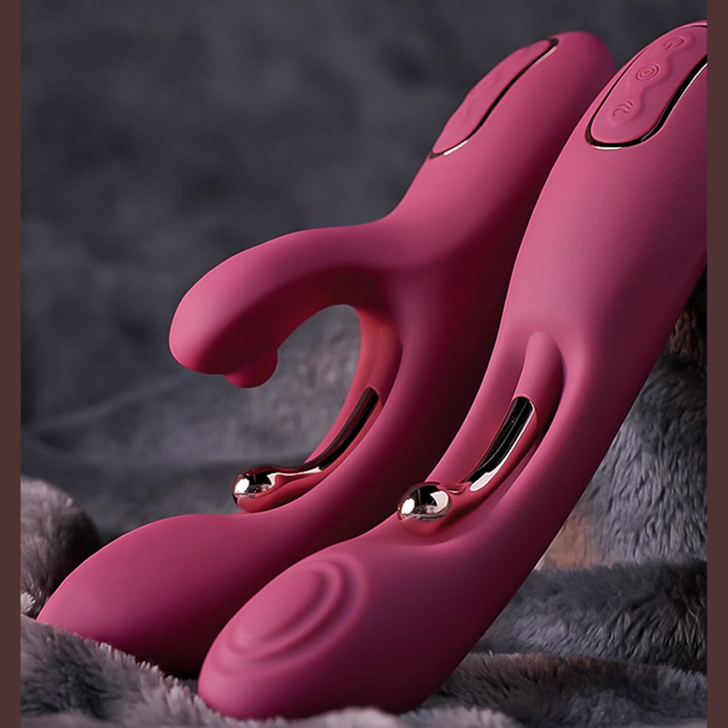 G Spot Rabbit Vibrator Three Points of StimulationSucking Toy Female - Vibegg