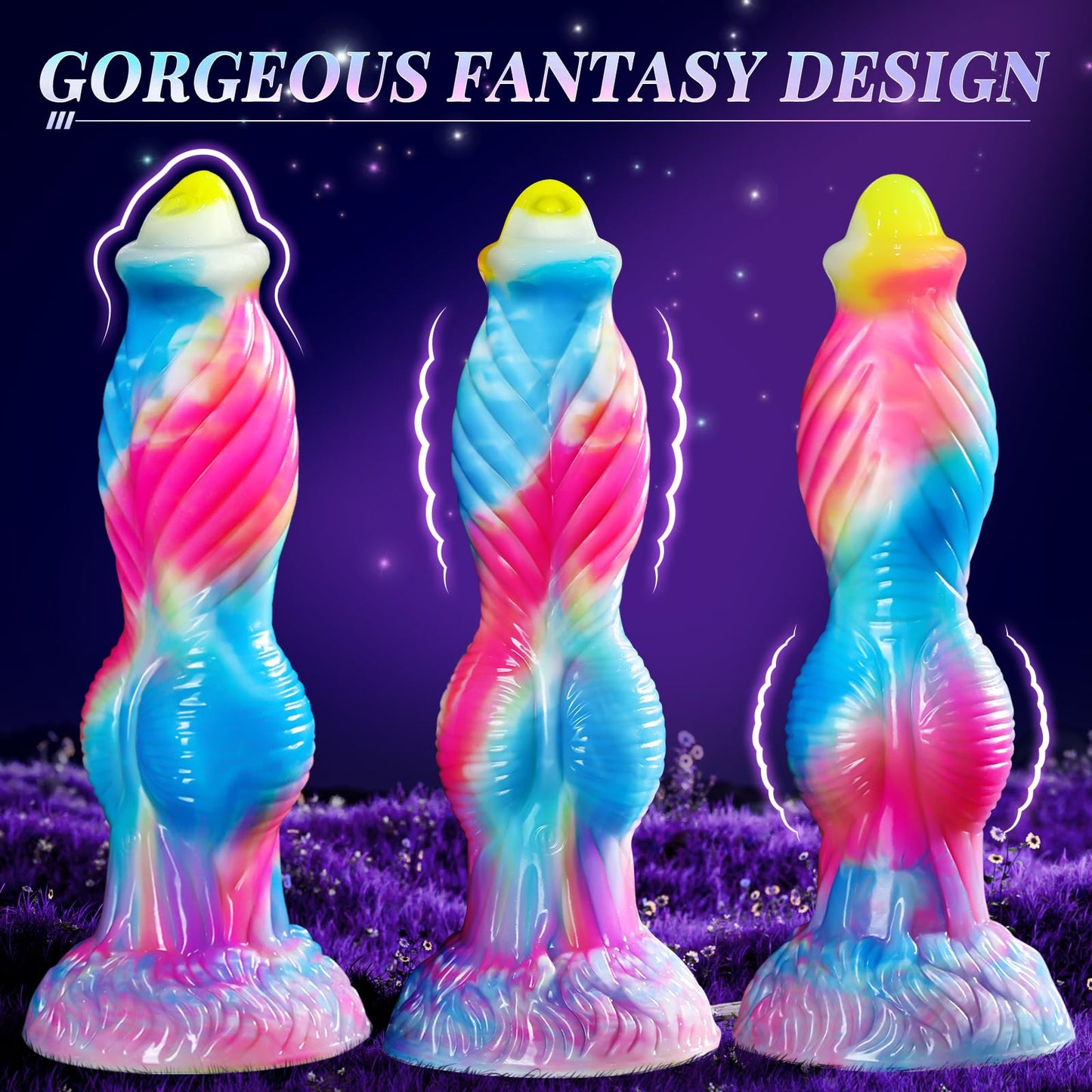 Phoenix 7 Thrusting Vibrating Big Sucker Monster Dildo 10.23 Inch - Vibegg