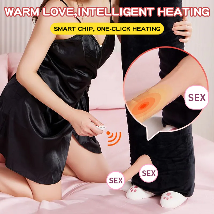 Discreet Cat Pillow Remote Control Sex Machine - Vibegg