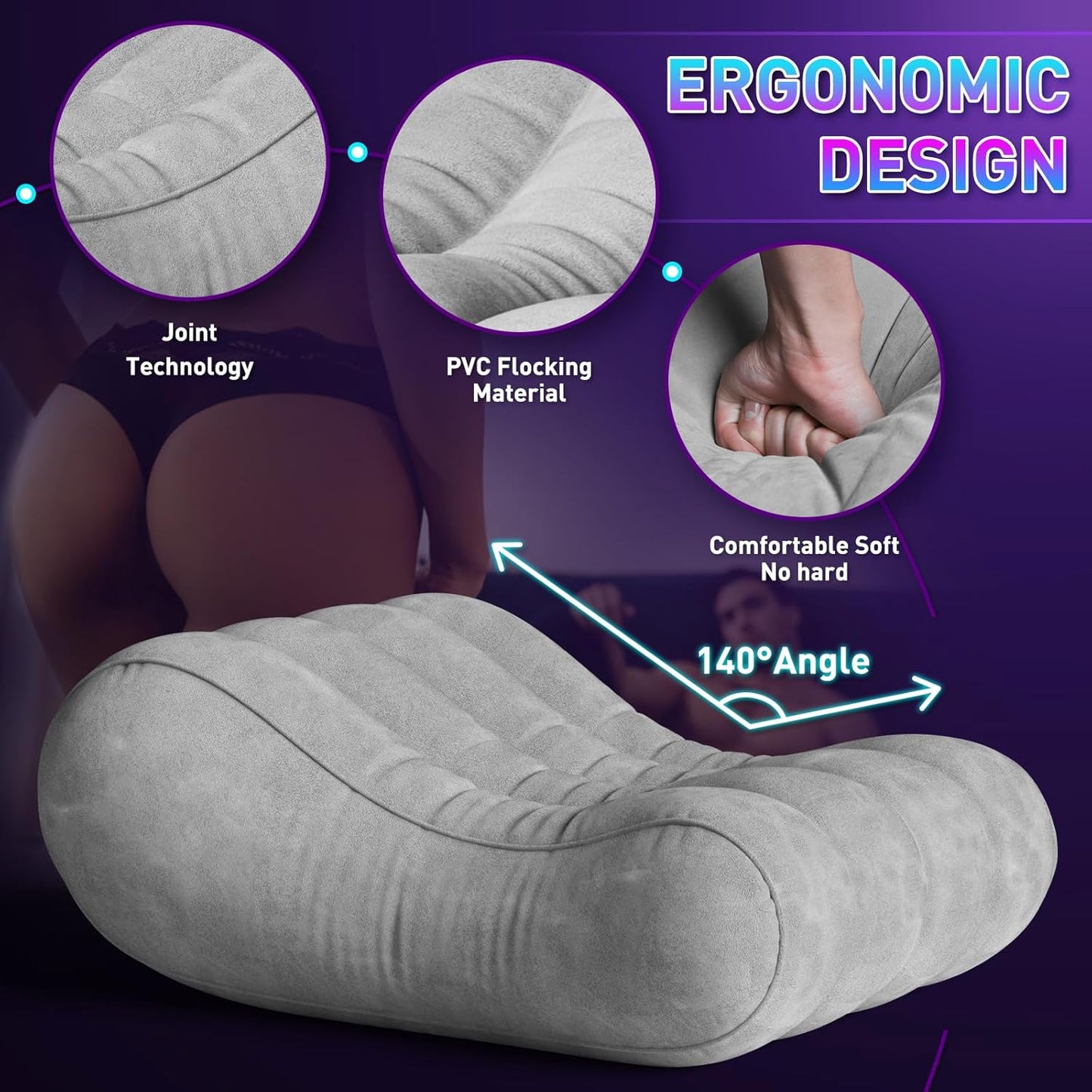 Sex Pillow Couples Sex Toys Sex Furniture for Bedroom Inflatable Lounge Sex Chair