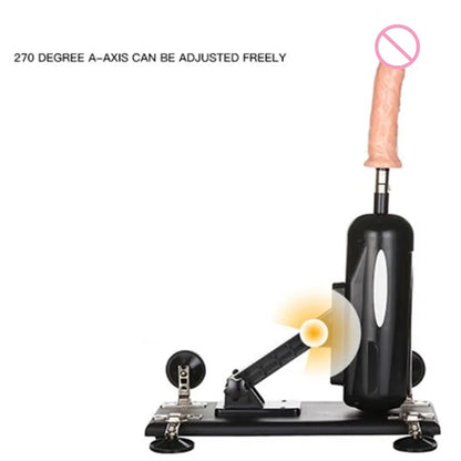 Sex Machine Adjustable Female Masturbation Pumping Gun Powerful Vibrator Automatic Sexy Robot Toys - Vibegg