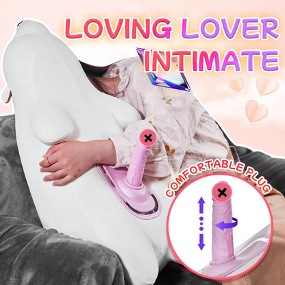 Discreet Polar Bear Pillow Remote Control Sex Machine - Vibegg