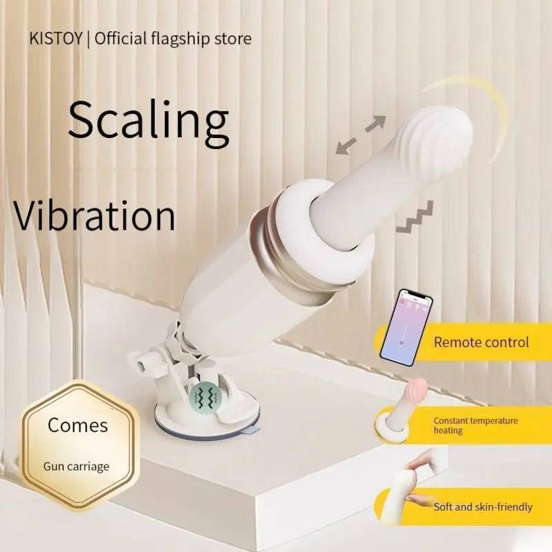 KISTOY Automatic Plug-in Heating APP Vibrator - Vibegg