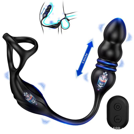 Anal Plug Vibrating Penis Ring Anal Beads Prostate Massager Vibrator Anal Toys