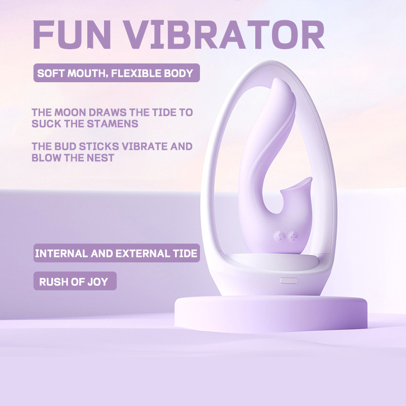 Sucking & Vibrating Massage Stick Night Light - Vibegg