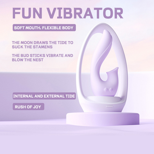 Sucking & Vibrating Massage Stick Night Light - Vibegg