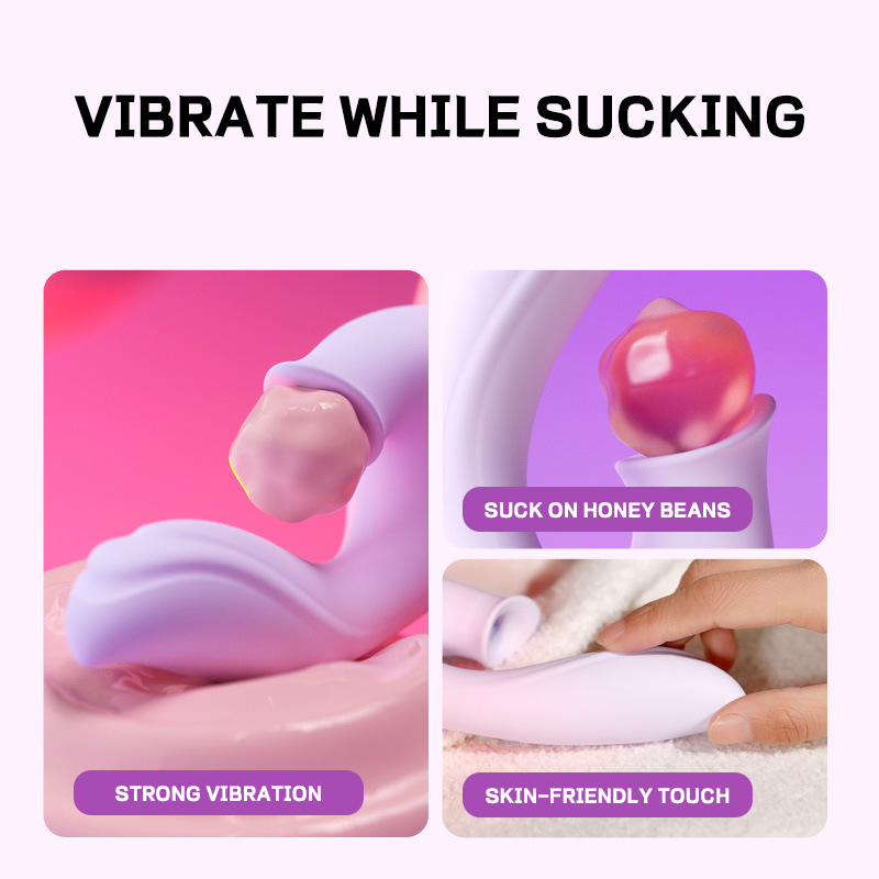 Sucking & Vibrating Massage Stick Night Light - Vibegg