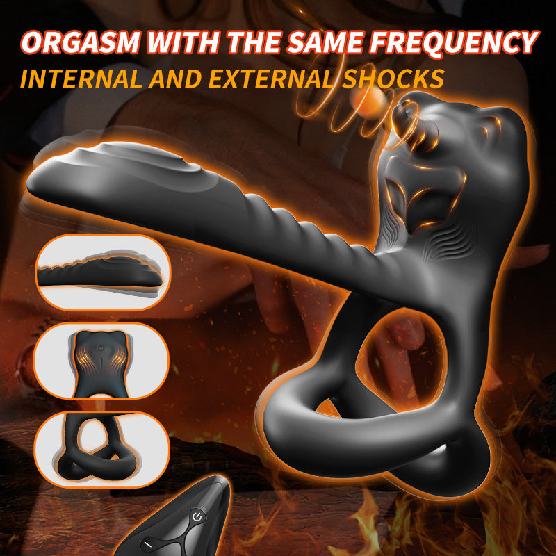 Bull Demon King Anal Toy Vibrator Male Prostate Massager Delay Ejaculation