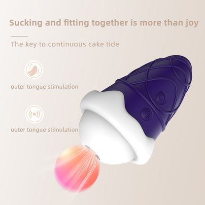 Cone 10-Frequency Sucking Erotic Vibrator For Women - Vibegg