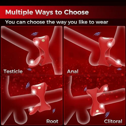 Penis Ring Tongue Design with 9 Vibration Modes