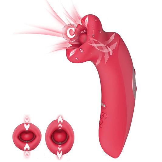 G Spot Vibrator Sucking Vibrator 10 Vibration Modes and 10 Kissing Modes - Vibegg