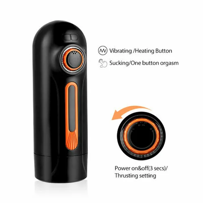 6 IN 1 Function 10 Vibration 4 Suction Male Masturbation