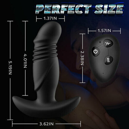 JOAIDA Prostate Massager with APP-remote control 3 Thrusts & 9 Vibrations