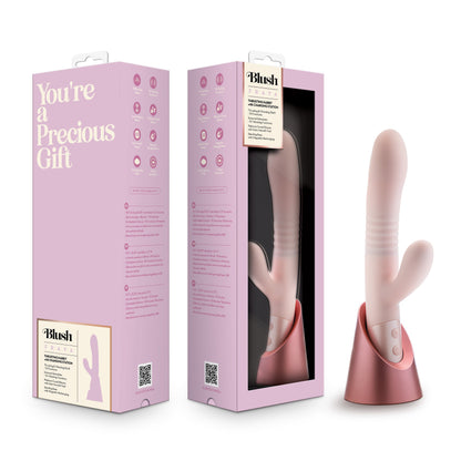 Blush Fraya Rabbit Rechargeable Vibrator Pink - Vibegg