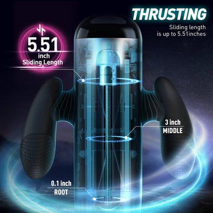 Gamer Stroker Sex Toy for Men 10 Speed Frequencies 10 Distance Modes