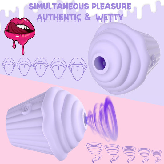 Mini Ice Cream Sucking Vibrator Clitoris Stimulator For Adult - Vibegg