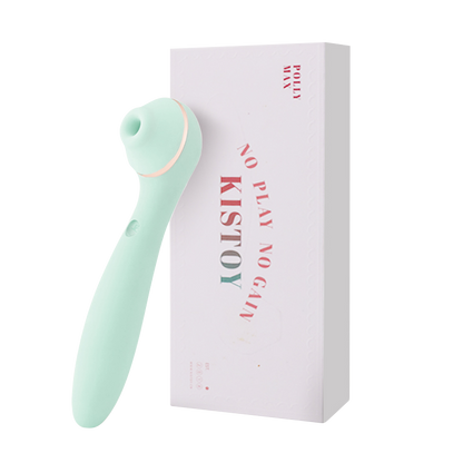 Kistoy® Polly Max Heated Sucking Vibrating Rotary Masturbator - Vibegg